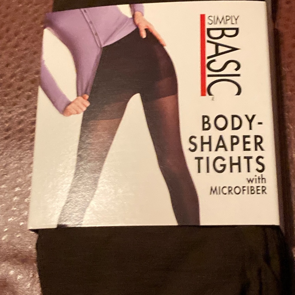 Body shaper tights with microfiber size 2 brown